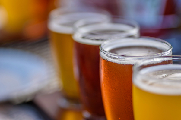 Central Oregon beer flight