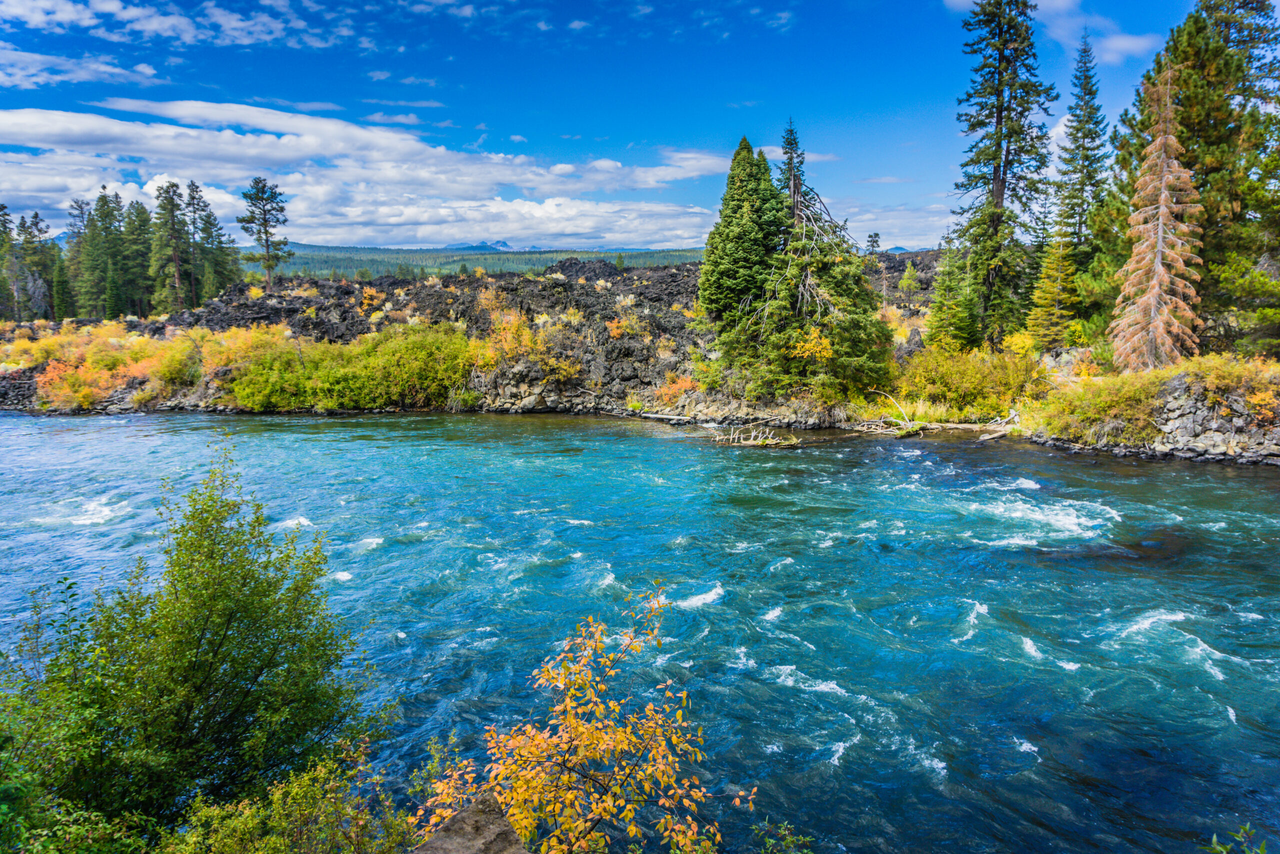 Summer in central Oregon, Deschutes River